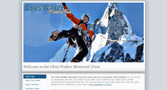 Desktop Screenshot of chriswalkertrust.co.uk